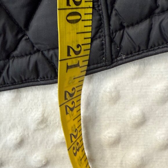 MICHAEL KORS Black Lightweight Diamond Quilted Down Jacket Gold Hardware Sz XS - Picture 6 of 9